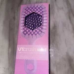 Unbrush Mini Purple Pastel Collection Detangling Hair Brush
